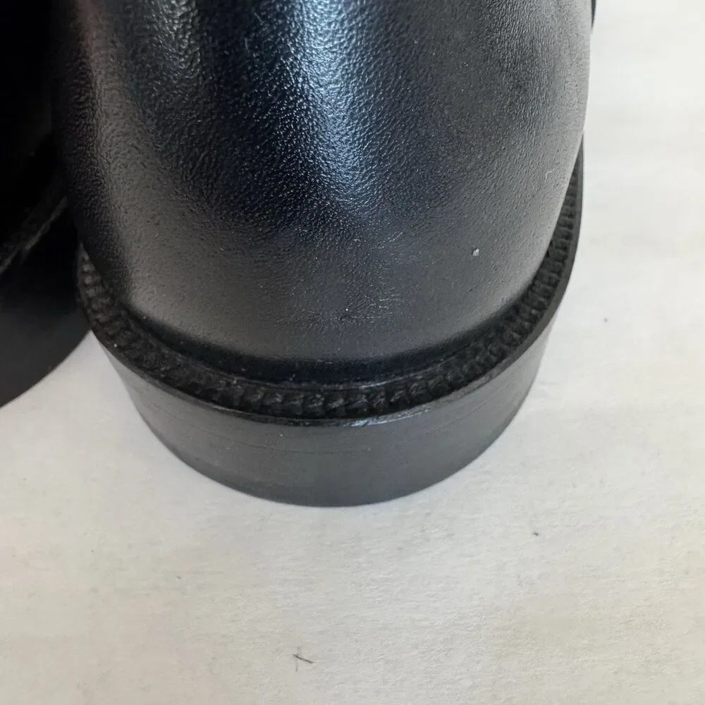 Johnston & Murphy Black Leather Cap‎ Toe Oxford Dress Shoes Men 8M Career Work